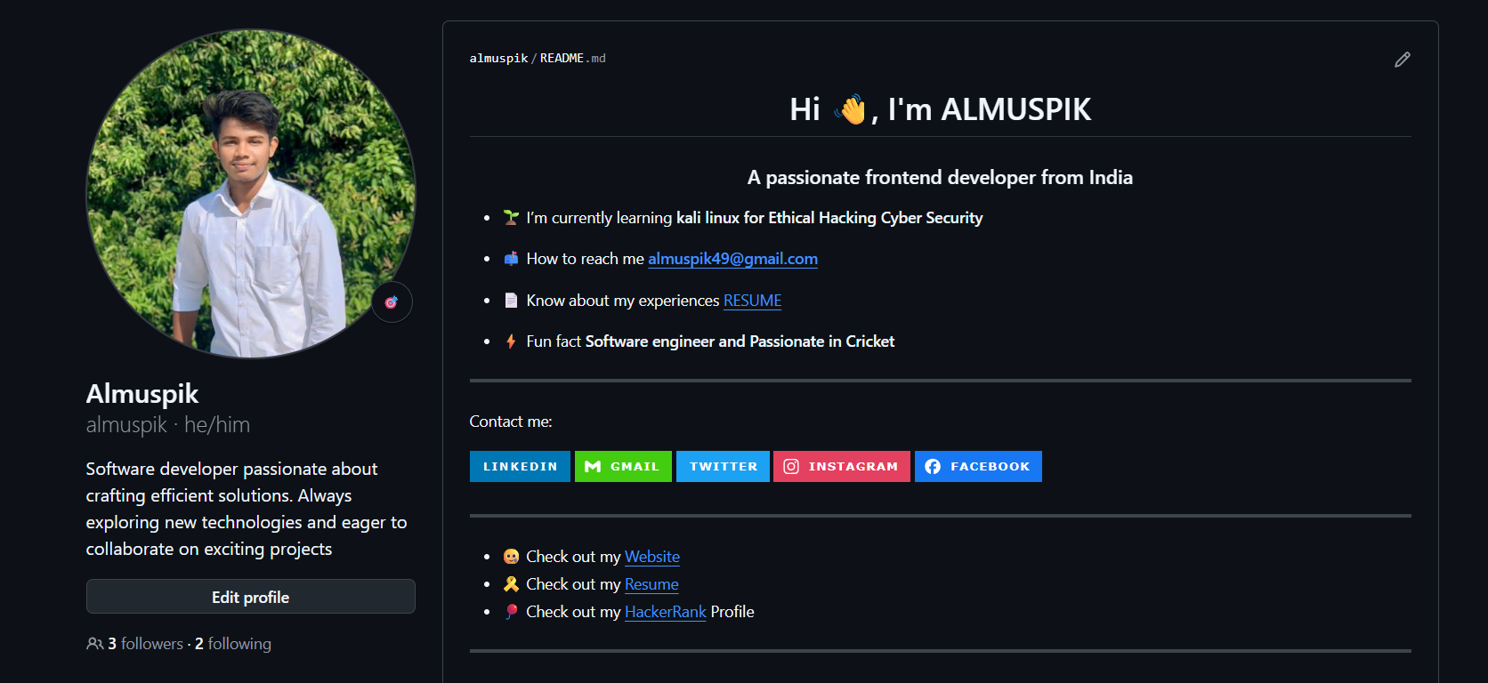 GitHub Profile